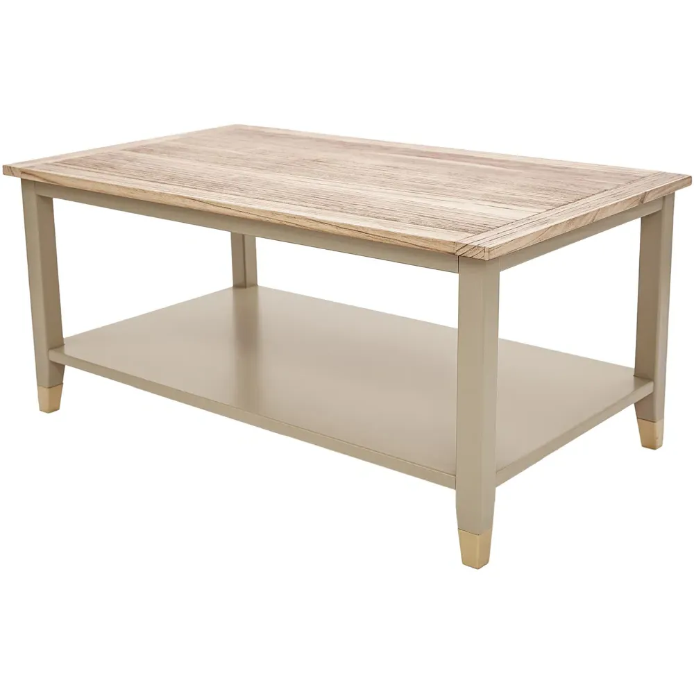 Natural Coffee Table - Cream, Wood