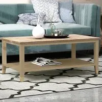 Natural Coffee Table - Cream, Wood