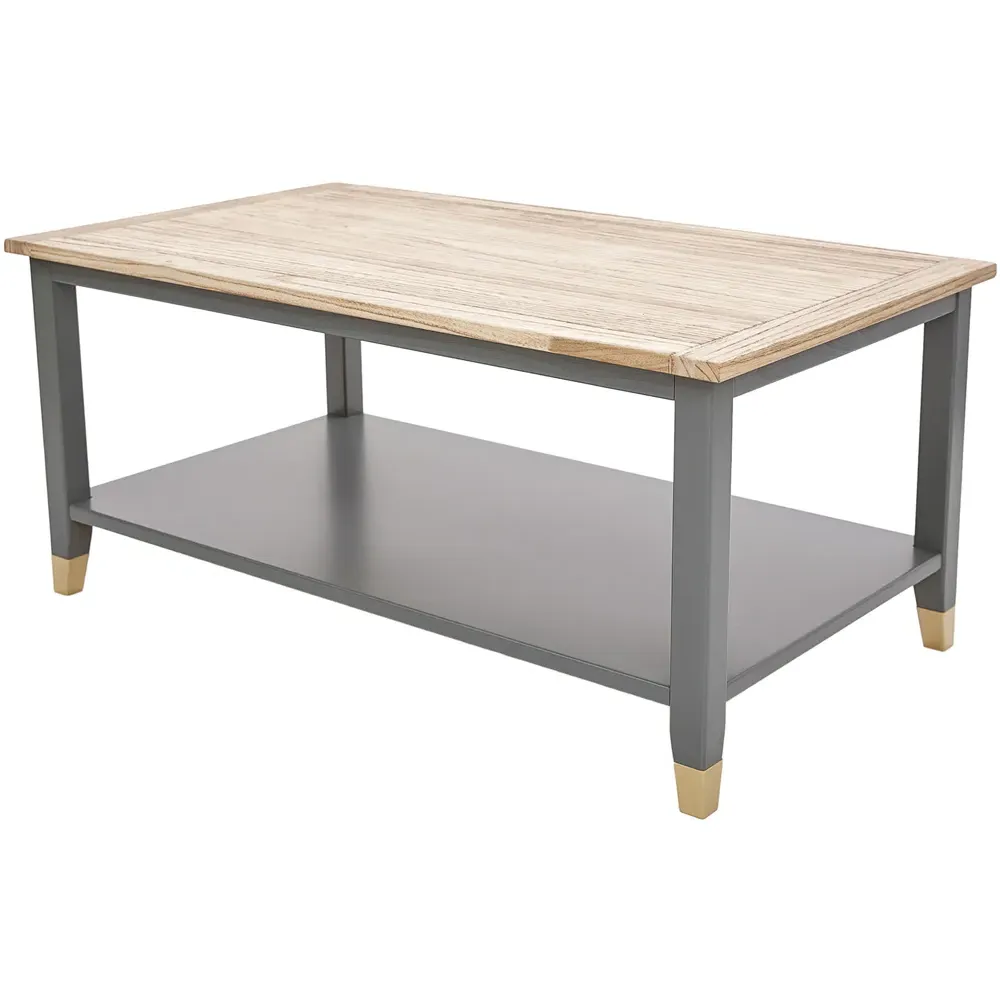Natural Coffee Table - Grey, Wood