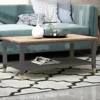 Natural Coffee Table - Grey, Wood