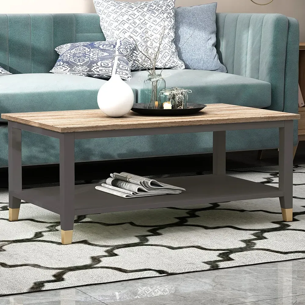 Natural Coffee Table - Grey, Wood