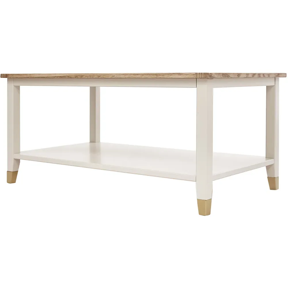 Natural Coffee Table - White, Wood