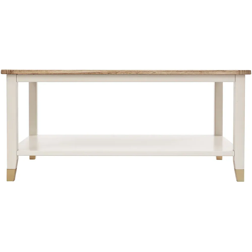 Natural Coffee Table - White, Wood