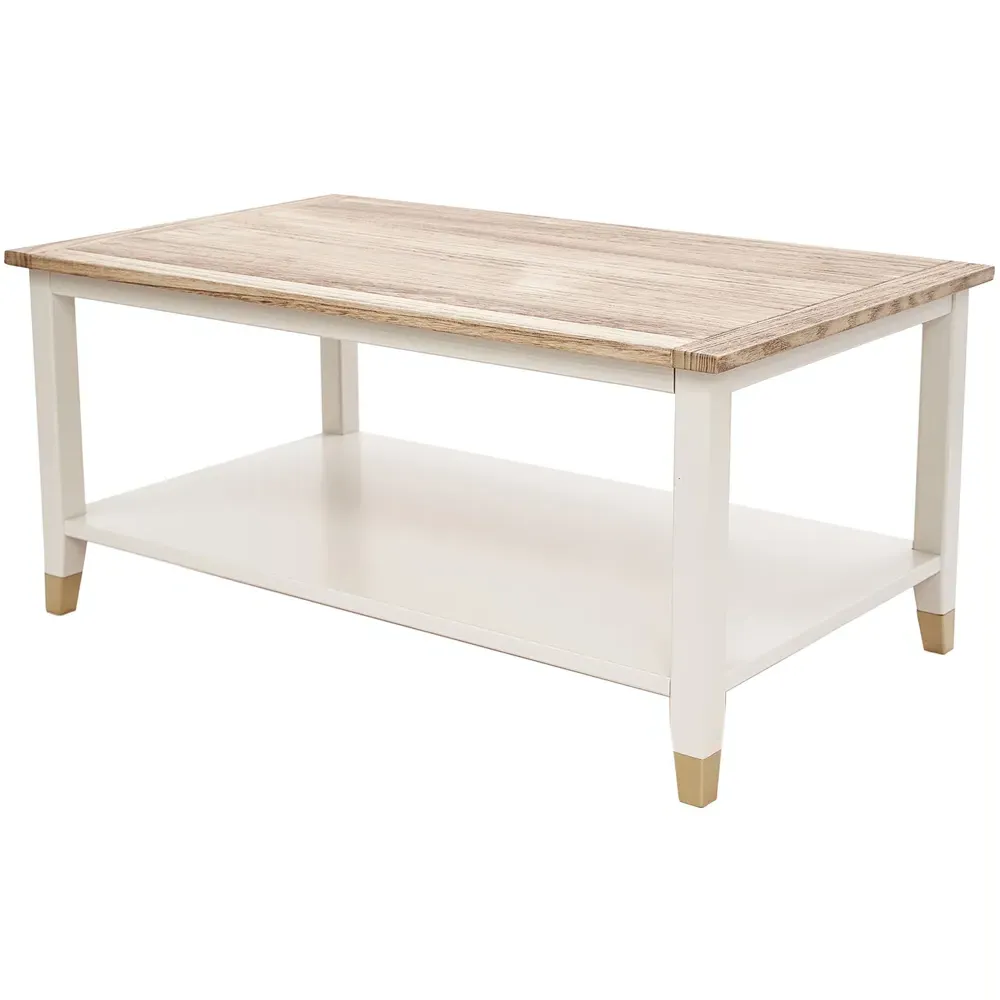 Natural Coffee Table - White, Wood