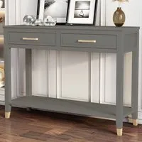 Palazzi 2 Drawer Console Table - Grey