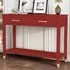 Palazzi 2 Drawer Console Table - Red