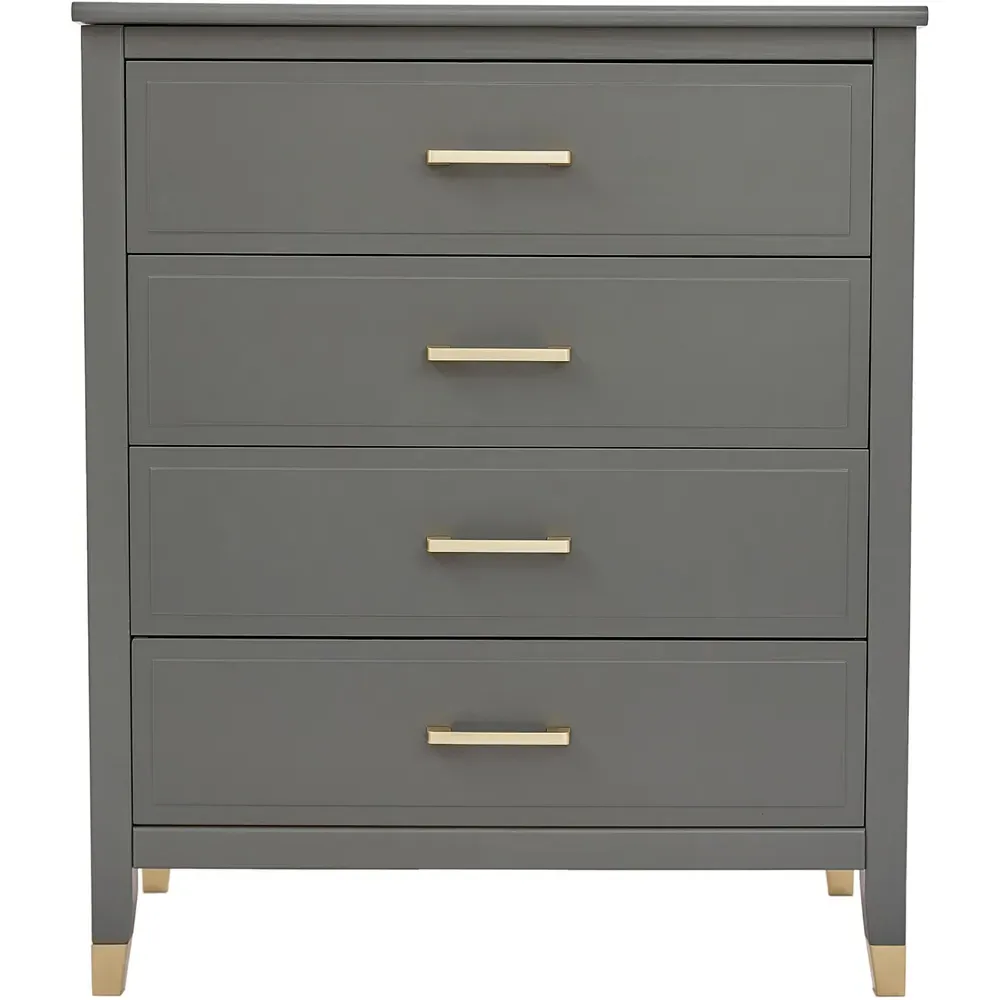 Palazzi 4 Drawer Chest of Drawers - Grey