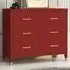 Palazzi 6 Drawer Chest of Drawers - Red