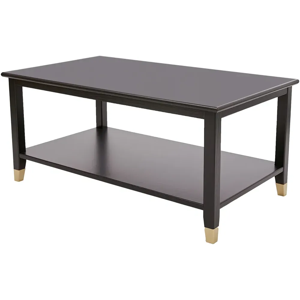 Palazzi Coffee Table with Storage - Black