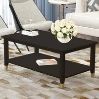 Palazzi Coffee Table with Storage - Black