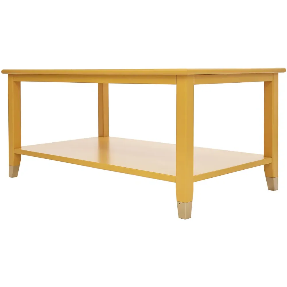 Palazzi Coffee Table with Storage - Mustard