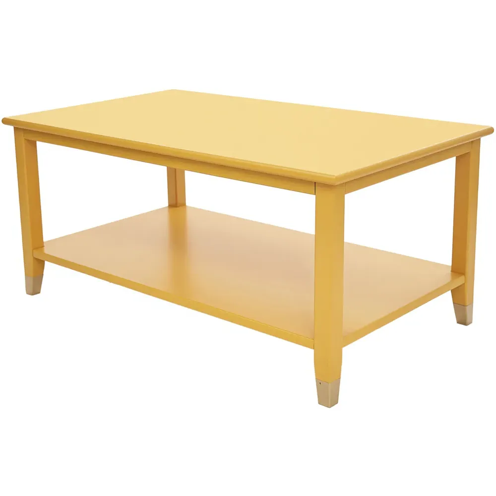 Palazzi Coffee Table with Storage - Mustard