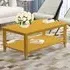 Palazzi Coffee Table with Storage - Mustard