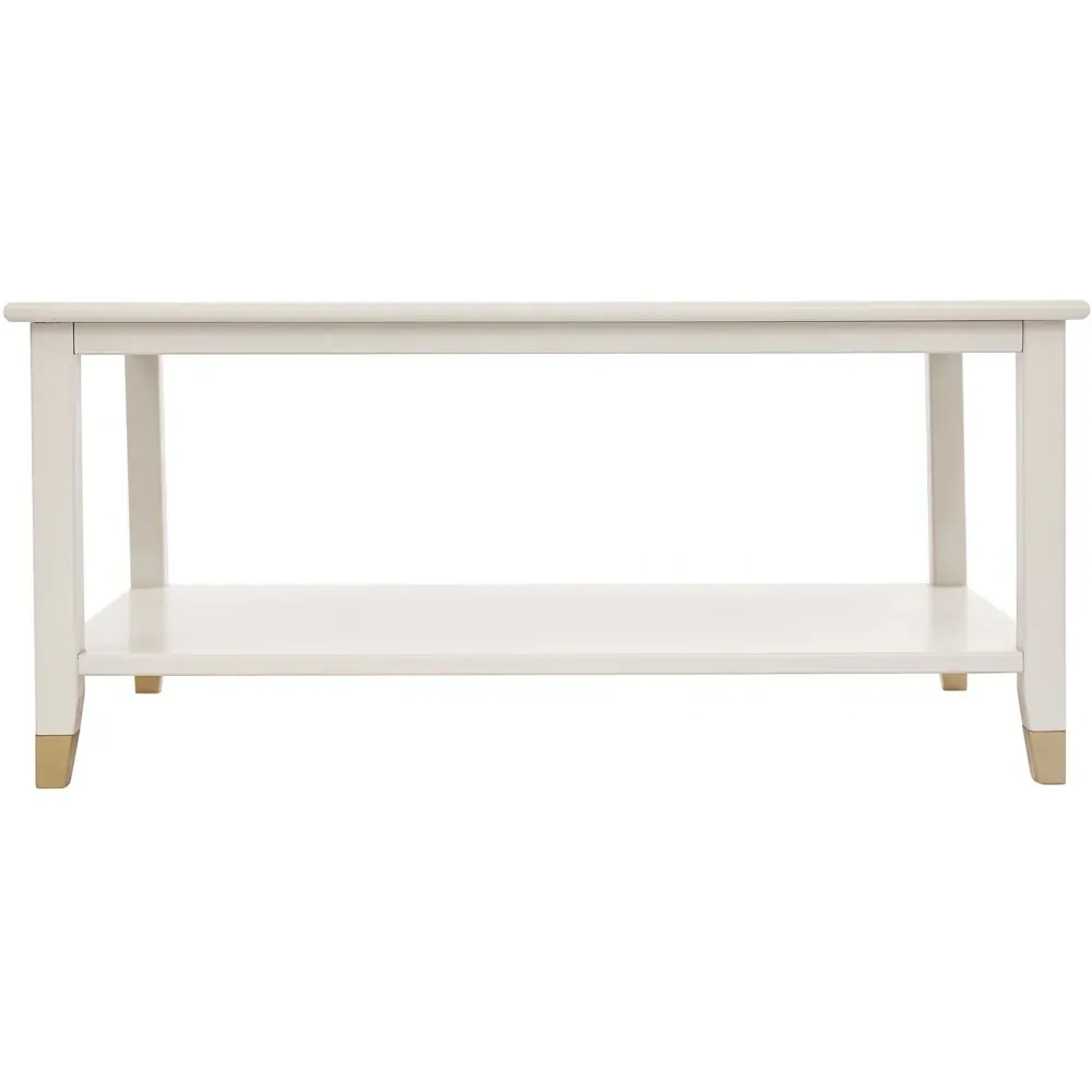 Palazzi Coffee Table with Storage - White, MDF