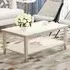 Palazzi Coffee Table with Storage - White, MDF