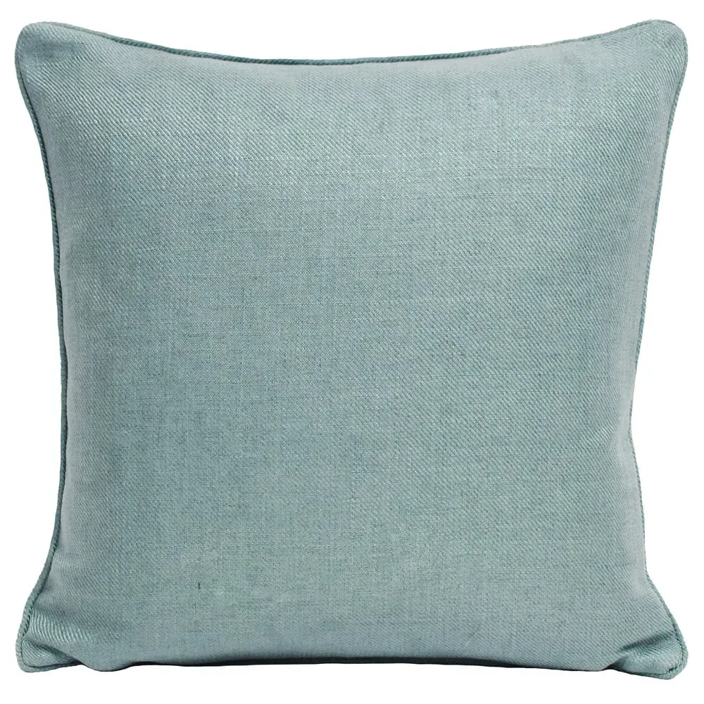 Atlantic Duck Egg Twill Woven Cushion - Multi image