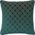 Avenue Velvet Jacquard Cushion - Teal