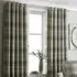 Aviemore Tartan Check Eyelet Curtain - Natural, Polyester