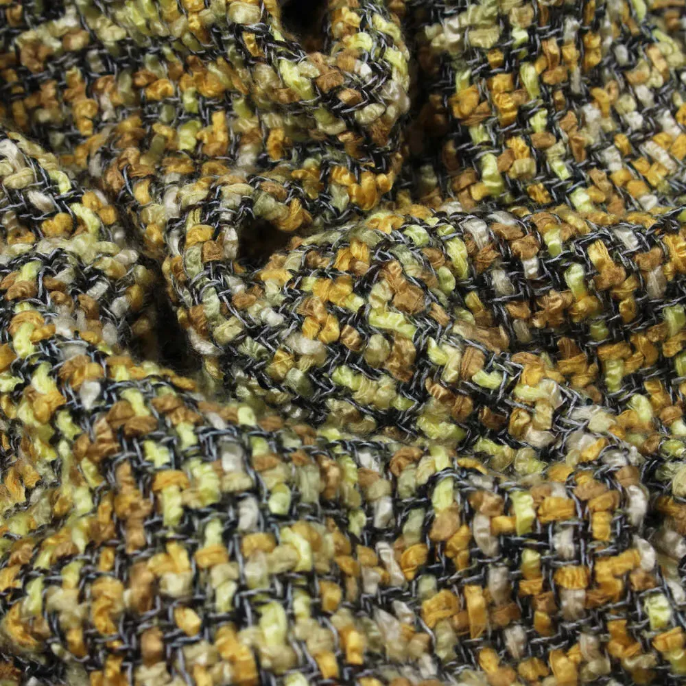 Baoli Chunky Woven Throw - Honey, Acrylic-Polyester