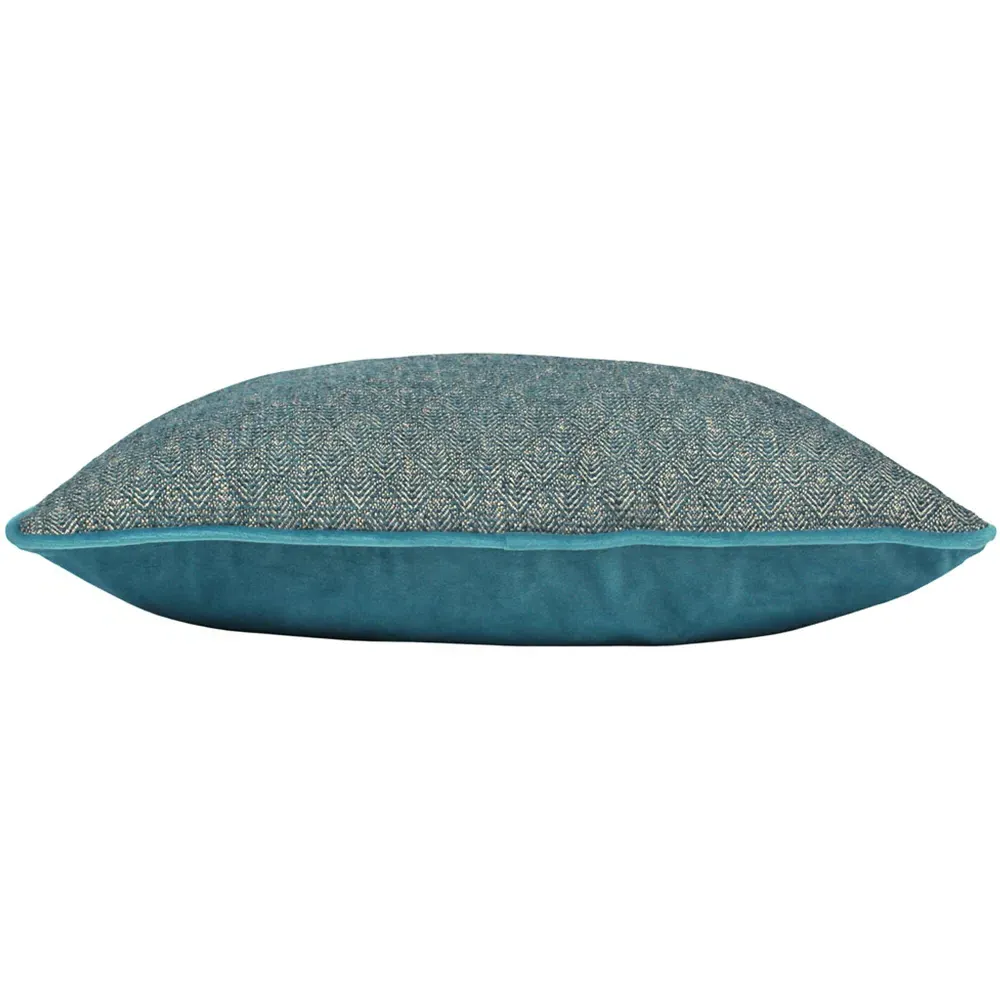 Blenheim Geometric Cushion - Teal