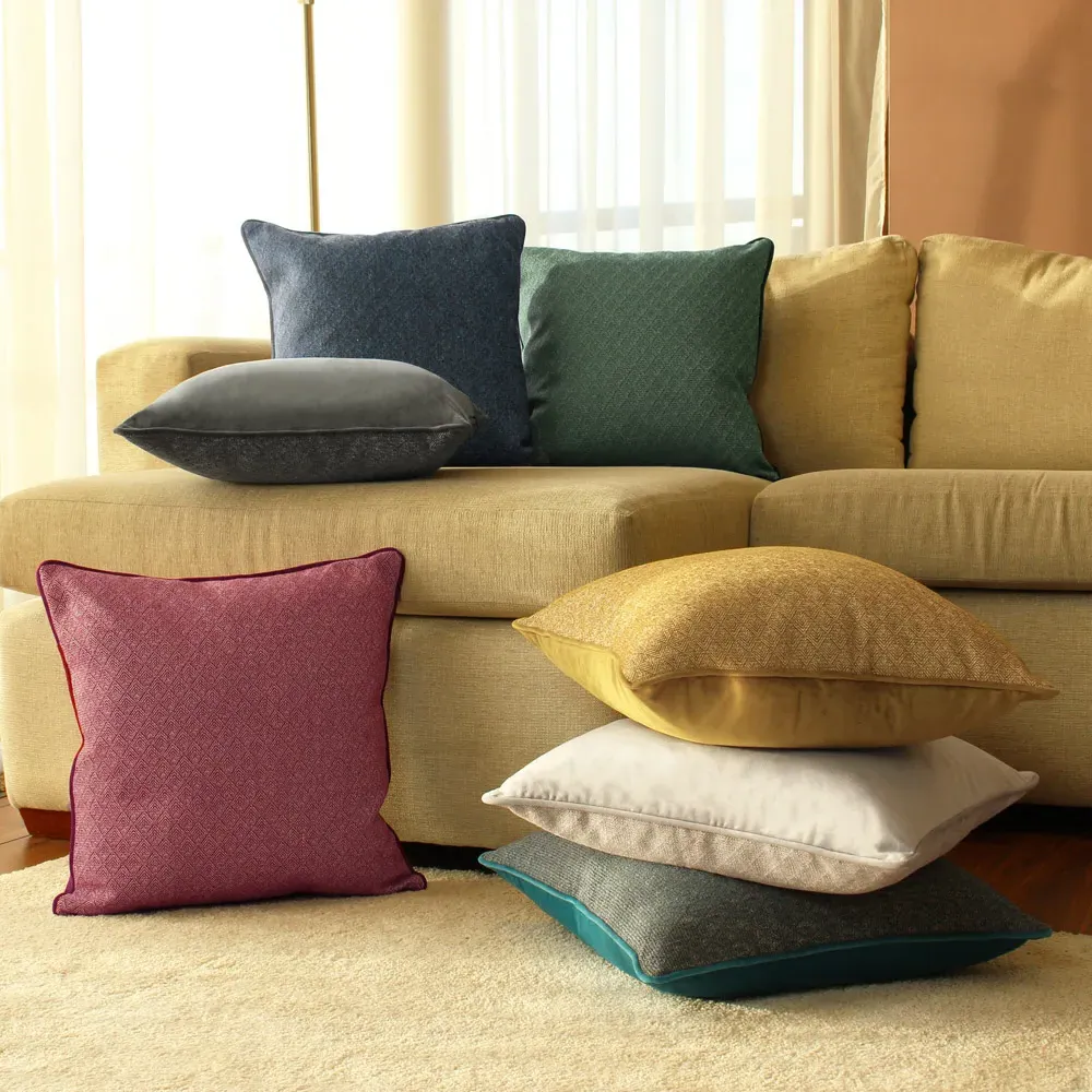 Blenheim Geometric Cushion - Teal