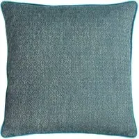 Blenheim Geometric Cushion - Teal