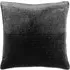 Bloomsbury Geometric Cut Velvet Piped Cushion - Black