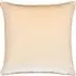 Bloomsbury Geometric Cut Velvet Piped Cushion - Cream