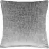 Bloomsbury Geometric Cut Velvet Piped Cushion - Silver