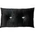 Bumble Bee Cushion - Black, Velvet