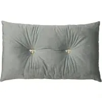 Bumble Bee Cushion - Silver, Velvet