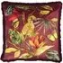 Cahala Tropical Cushion with Fringe - Berry