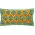 Casa Embroidered Cushion - Ochre, Cotton
