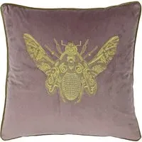 Cerana Embroidered Cushion - Multi, Velvet