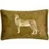 Cheetah Forest Cushion - Gold, Velvet