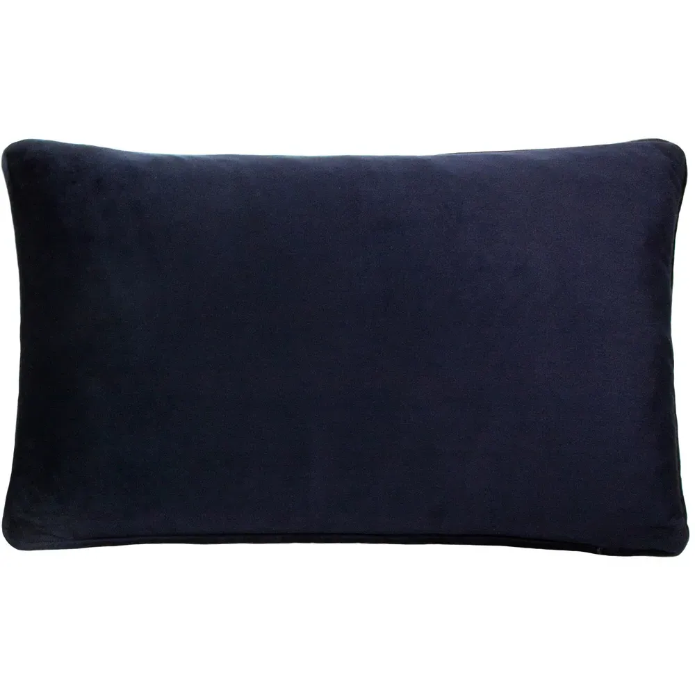Cheetah Forest Cushion - Navy, Velvet
