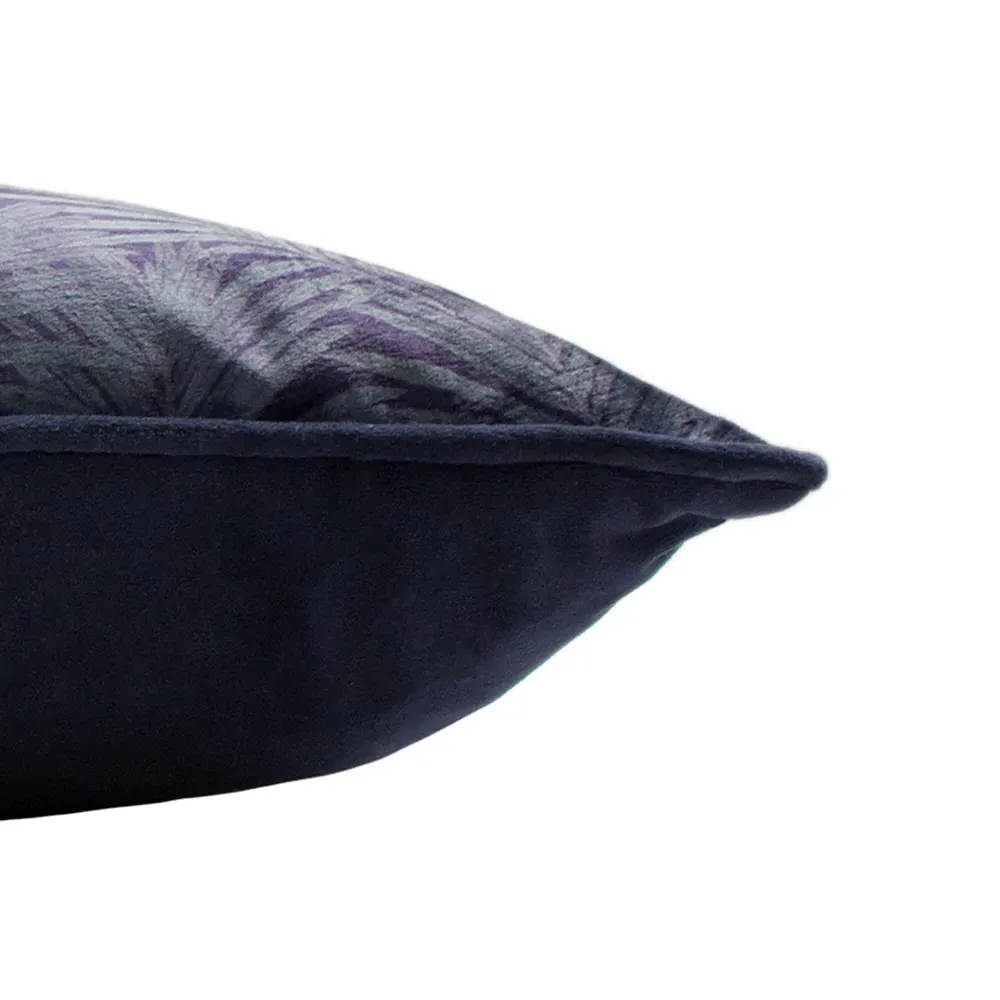 Cheetah Forest Cushion - Navy, Velvet