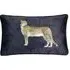 Cheetah Forest Cushion - Navy, Velvet