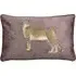 Cheetah Forest Cushion - Pink, Velvet