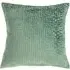 Delphi Cushion - Mint, Velvet Jacquard