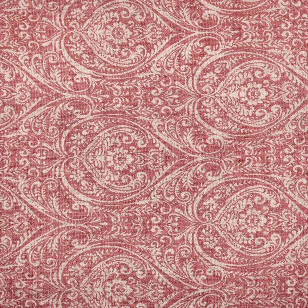 Durelle Printed Throw - Coral, Cotton