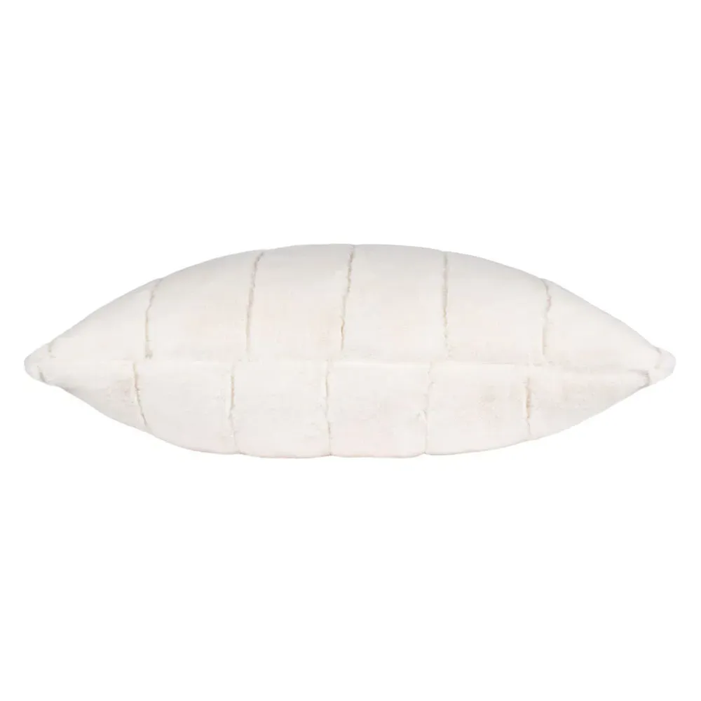 Empress Faux Fur Cushion - Cream