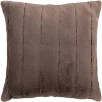 Empress Faux Fur Cushion - Taupe