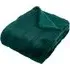 Empress Faux Fur Throw - Emerald Green