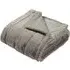 Empress Large Faux Fur Throw - Grey