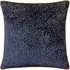 Estelle Spotted Cushion - Navy and Ginger, Cut Velvet