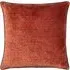 Estelle Spotted Cushion - Paprika and Teal, Cut Velvet