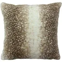 Fawn Faux Fur Cushion - Multi