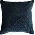 Florence Embossed Velvet Cushion - Navy
