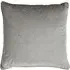 Florence Embossed Velvet Cushion - Silver
